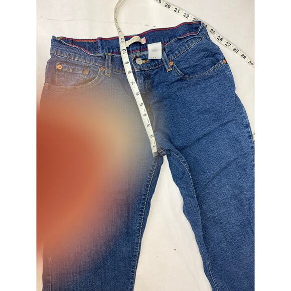 2007 Era Western Retro Levi's 550 Relaxed Fit Bootcut Jeans Blue Size 8M 28 * 28 - Picture 4 of 10